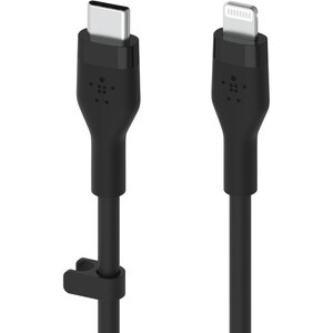 BELKIN BOOST CHARGE CABLE USB-C TO LTG SILICONE 2M BLACK