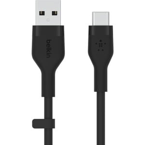 BELKIN BOOSTCHARGE USB-A TO USB-C SILICONE CABLE 1M BLACK