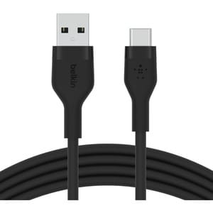 BELKIN BOOST CHARGE CABLE USB-A - USB-C BRD SILICON 2M BLK