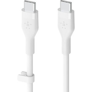 BELKIN BOOST CHARGE CABLE 2.0 USB-C TO USB-C SILICONE 1M WHITE