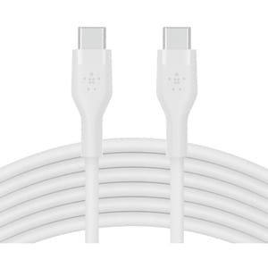 BELKIN BOOSTCHARGE USB-C TO C 2.0 SILICONE CABLE 3M WHITE