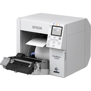 Epson CW-C4000E (BK) Desktop Inkjet Printer - Colour - Label Print - Gigabit Ethernet - USB - USB Host - With Cutter - 6.9