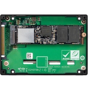 Boîtier Pour Disque Dur QNAP PCI Express NVMe 4.0 x4 - U.2 (SFF-8639) Interface hôte Interne - 1 x SSD supporté - 1 x Baie