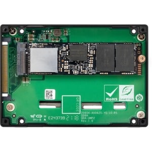 Box esterno per unità disco QNAP PCI Express NVMe 4.0 x4 - U.2 (SFF-8639) Host Interface Interno - 1 x SSD supportato - 1 