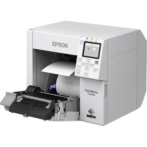 Epson CW-C4000E (MK) Desktop Inkjet Printer - Colour - Label Print - Gigabit Ethernet - USB - USB Host - With Cutter - 6.9