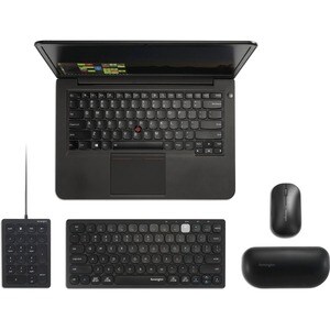 Kensington Wired Numeric Keypad - Cable Connectivity - USB Type A Interface - 21 Key(s) - ChromeOS - Keyboard, Notebook - 