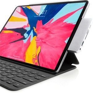 Hyper 6-in-1 USB-C Hub - Memory Card Reader - SD, microSD - 60 W - 4K - 3840 x 2160 - 1 x USB Type-A Ports - USB Type-A - 