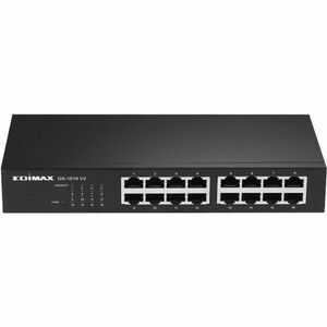 Switch Ethernet Edimax GS-1016 16 Porte - Gigabit Ethernet - 10/100/1000Base-T - 2 Layer supportato - 18 W Consumo energet