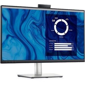 Dell C2423H 23.8" Full HD LCD Monitor - 16:9 - Black, Silver - 24.00" (609.60 mm) Class - In-plane Switching (IPS) Black T