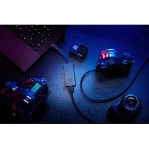 Razer USB Capture Card with Camera Connection for Full 4K Streaming - Functions: Video Capturing, Video Streaming - USB 3.