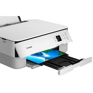 Canon PIXMA TS6420a Wireless Inkjet Multifunction Printer - Color - White - Copier/Printer/Scanner - 4800 x 1200 dpi Print