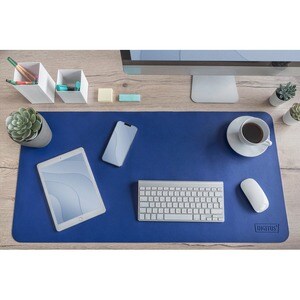 Digitus Gaming Mouse Pad - 2 mm x 900 mm x 430 mm Dimension - Blue, Brown - Synthetic Leather - Anti-slip, Stain Resistant