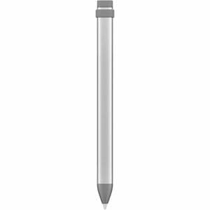 Logitech Crayon Stylus - Active - Replaceable Stylus Tip - Aluminium - Grey - Tablet Device Supported