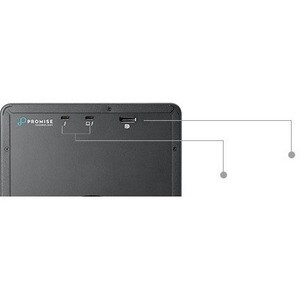 Promise Pegasus32 R8 8 x Gesamtzahl Einschübe DAS-Speichersystem Desktop - 144 TB Supported HDD Capacity - 0 x HDD install