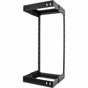 StarTech.com 2-Post 24U Heavy-Duty Wall Mount Network Rack, 19" Open Frame Server Rack with Adjustable Depth, Data Rack fo