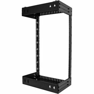 StarTech.com 2-Post 18U Heavy-Duty Wall Mount Network Rack, 19" Open Frame Server Rack with Adjustable Depth, Data Rack fo