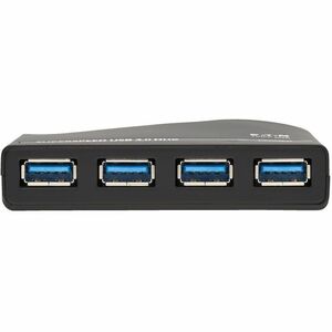 Tripp Lite by Eaton 4-Port USB-A Mini Hub - USB 3.x (5Gbps), International Plug Adapters - USB 3.2 (Gen 1) Type A - Portab