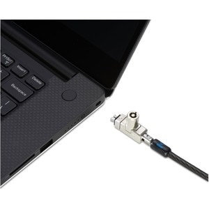 Kensington Slim N17 2.0 Keyed Dual Head Laptop Lock for Wedge-Shaped Slots & Dell Notebooks - Standard Keyed