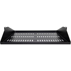 StarTech.com 2U Vented Server Rack Shelf - Center Mount Fixed 14" Deep Cantilever Rackmount Tray for 19" Data/AV/Network w