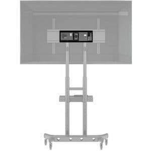 AD-TVC-75 cart - for large displays to 80" - capacity 75kg (165lb) - height adjustable - Black