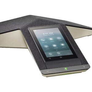 Poly Trio C60 NR IP Conference Station - Corded - Bluetooth, Wi-Fi - Tabletop - Grey - TAA Compliant - 3 x Total Line - Vo