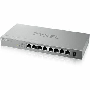 Zyxel 8-Port 2.5GbB MultiGig Ethernet Unmanaged Switch | 8 x 100/1G/2.5G Mbps Ports | Plug & Play | Metal Housing | Deskto