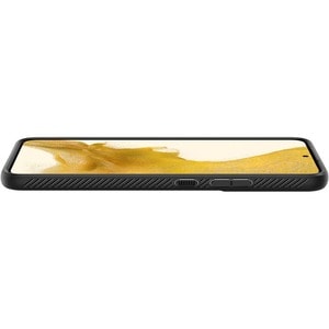 Spigen Liquid Air Case for Samsung Galaxy S22 Smartphone - Matte Black - Shock Absorbing - Thermoplastic Polyurethane (TPU)