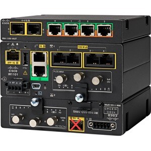 Cisco IRM-1100-4A2T Expansion Module - 4 x RS-232/422/485 Serial, 2 x RJ-45 1000Base-T Network LAN - 1 - For Data Networki