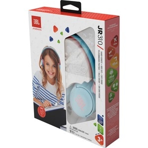 JBL Jr310 Kids on-ear Headphones - Stereo - Mini-phone (3.5mm) - Wired - 32 Ohm - 20 Hz to 20 kHz - Over-the-head - Binaur