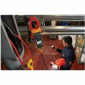 Fluke 374 FC True-rms AC/DC Clamp Meter - 1000 V, 600 A AC - 1000 V, 600 A DC - Auto Power Off, Backlight