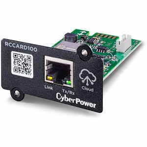 CyberPower UPS Management Adapter - 1 x Network (RJ-45) Port(s) - Black