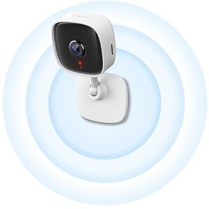 Tapo TAPO C110 3 Megapixel HD Network Camera - 9.14 m Night Vision - H.264 - 2304 x 1296 Fixed Lens - 15 fps - Alexa, Goog