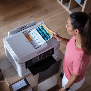 Brother Mfc-j5740dw Wired & Wireless Inkjet Multifunction Printer - Colour - Copier/Fax/Printer/Scanner - 1200 x 4800 dpi 