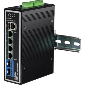 6-PORT INDUSTRIAL GIGABIT L2+ MANAGED POE++ DIN-RAIL SWITCH