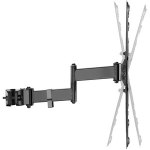 Neomounts Pole Mount for TV - Black - 1 Display(s) Supported - 81.3 cm to 139.7 cm (55") Screen Support - 25 kg Load Capac