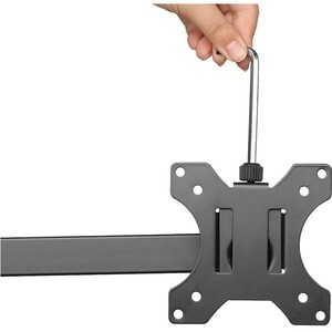 Neomounts Desk Mount for Monitor, Flat Panel Display - Black - Height Adjustable - 4 Display(s) Supported - 33 cm to 81.3 