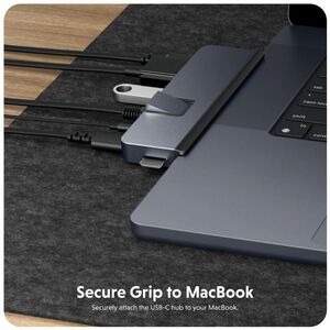 HyperDrive DUO PRO 7-in-2 USB-C Hub - for Desktop PC, Notebook - Memory Card Reader - microSD - 100 W - USB Type C - 4K - 