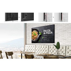 Samsung QMB Quantum Processor 4K Signage - 55" LCD - 3840 x 2160 - 500 Nit - 2160p - HDMI - USB - Serial - Wireless LAN - 