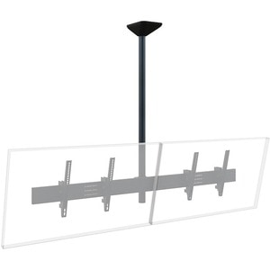 HAGOR comPROnents Deckenhalterung für Menüboard, Display - Schwarz - 2 Unterstützte(r) Display(s)Bildschirmgröße: 116,8 cm