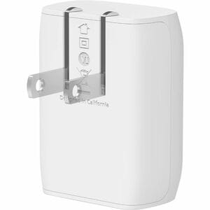 Belkin BoostCharge USB-C Wall Charger 20W + USB-C Cable with Lightning Connector - Power Adapter - 20 W - White