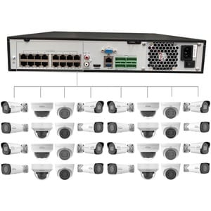 Gyration 32-Channel Network Video Recorder With PoE, TAA-Compliant - 10 TB HDD - Network Video Recorder - HDMI - 4K Record
