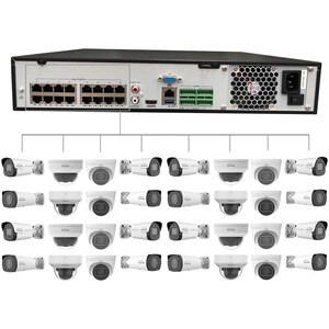 Gyration 32-Channel Network Video Recorder With PoE, TAA-Compliant - 16 TB HDD - Network Video Recorder - HDMI - 4K Record