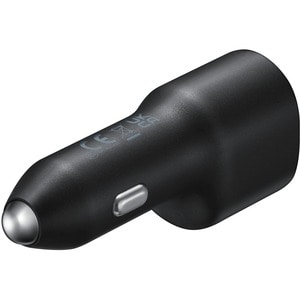 Samsung Dual Port Car Charger 25w Plus 15w - 40 W - 12 V Input - Black