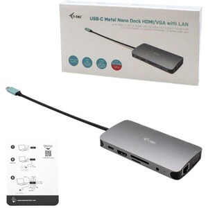 Docking station i-tec USB Tipo C per PC desktop/tablet/notebook/monitor - Lettore schede di memoria - SD, microSD - 100 W 