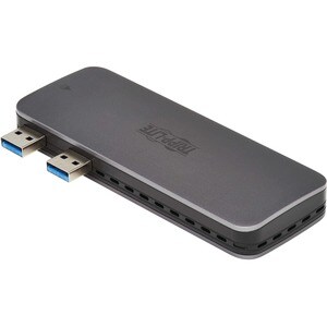 Tripp Lite series U357-1M2-NVMEG2 Drive Enclosure - USB 3.2 (Gen 2) Type A Host Interface - UASP Support External - Dark G