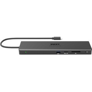 Port Connect USB Type C Docking Station for Desktop PC, Notebook - Memory Card Reader - SD - 60 W - 1 Displays Supported -