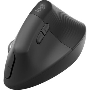 Logitech Lift Mouse - Bluetooth/Radio Frequency - USB Type A - Optical - 6 Button(s) - 4 Programmable Button(s) - Graphite