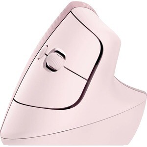 Logitech Lift Mouse - Bluetooth/Radio Frequency - USB Type A - Optical - 6 Button(s) - Rose - Wireless - 2.40 GHz - 4000 d