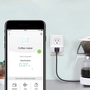 Kasa Smart Wi-Fi Plug Lite - 1 x 3-prong Plug - 120 V AC / 15 A, 230 V AC - Alexa, Google Assistant, Microsoft Cortana, Ne