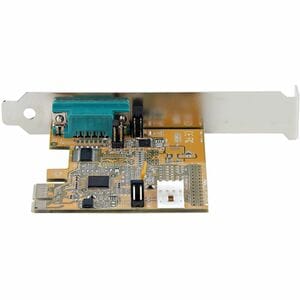 StarTech.com 1-Port PCI Express Serial Card, PCIe to RS232 (DB9) Serial Interface Card, 16C1050 UART, COM Retention, Low P